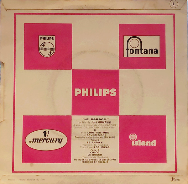 François De Roubaix - Le Rapace (Bande Originale Du Film) | Philips (B 370.645 F) - 2