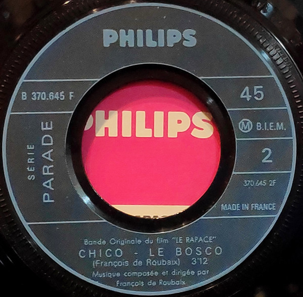 François De Roubaix - Le Rapace (Bande Originale Du Film) | Philips (B 370.645 F) - 4