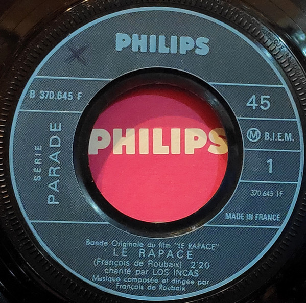 François De Roubaix - Le Rapace (Bande Originale Du Film) | Philips (B 370.645 F) - 3