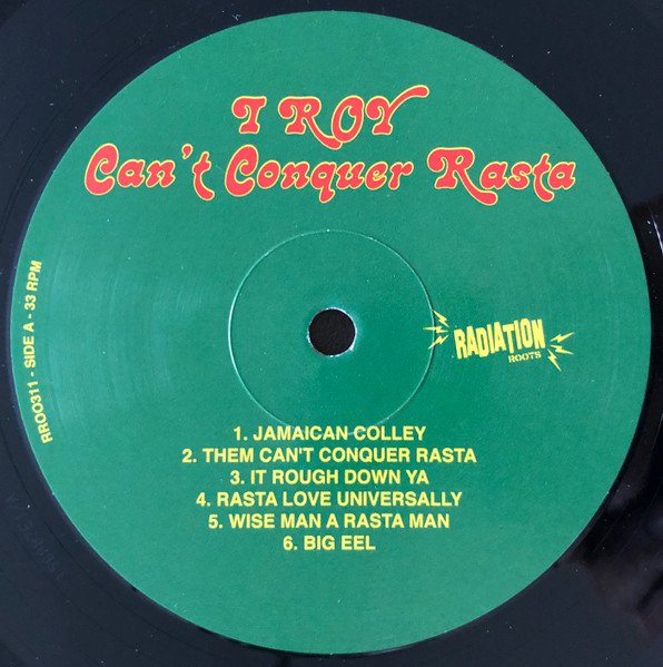 I-Roy - Can't Conquer Rasta | Radiation Roots (RROO311) - 3