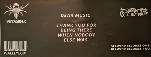 Partyraiser & Destructive Tendencies - Sound Becomes One | Walleye Records (WALLEYE001) - 3