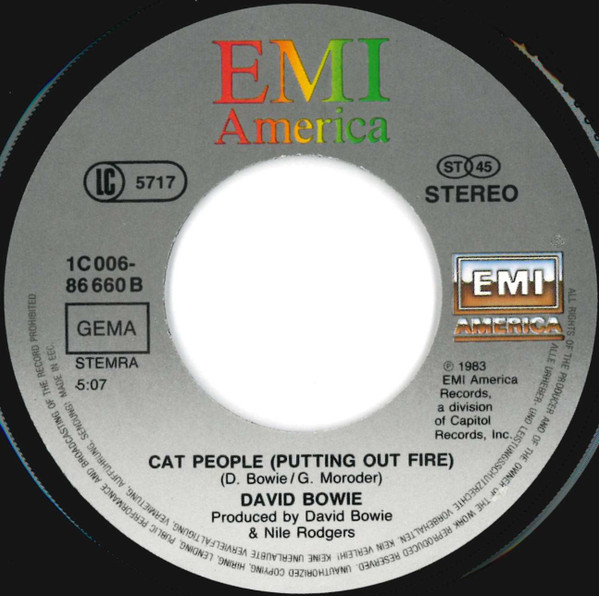 David Bowie - Let's Dance | EMI America (1C 006-86 660) - 4