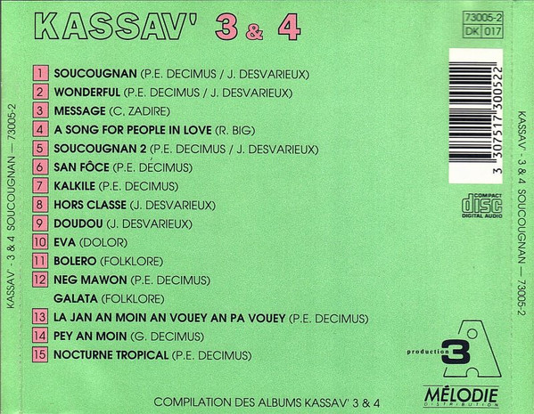 Kassav' - 3 & 4 Soucougnan | 3A Production (73005-2)