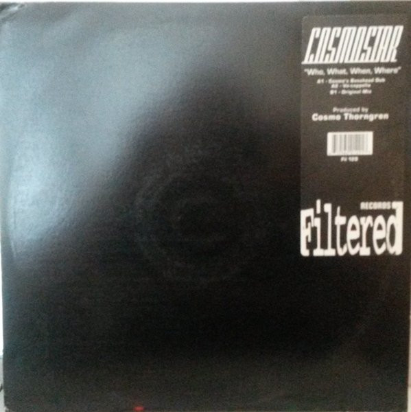 Cosmostar - Who, What, When, Where | Filtered Records (FIL-129) - main Cosmostar - Who, What, When, Where | Filtered Records (FIL-129) - main