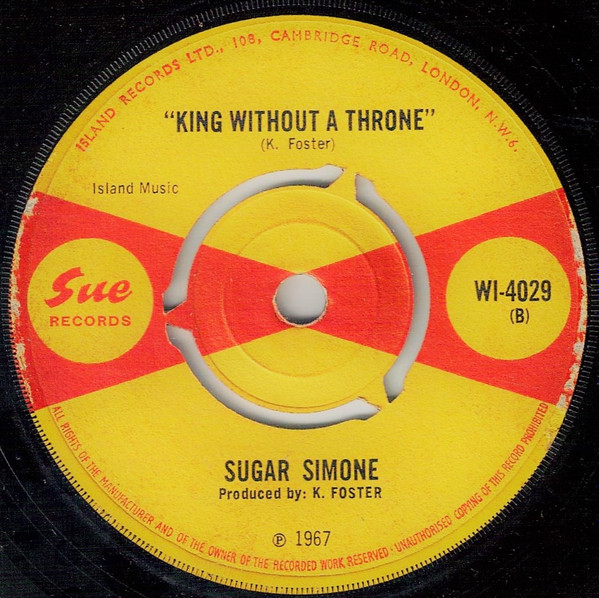 Sugar Simone - Suddenly | Sue Records (WI-4029) - 2