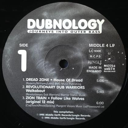 Various - Dubnology - Journeys Into Outer Bass | Middle Earth Recordings (MIDDLE 4 LP) - 3