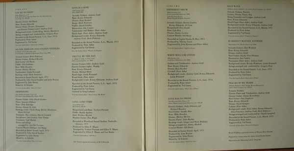 Linda Ronstadt - Greatest Hits | Asylum Records (AS 53 055) - 3