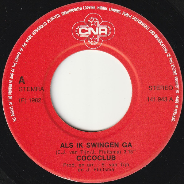 Coco Club - Als Ik Swingen Ga | CNR (141.943) - 3