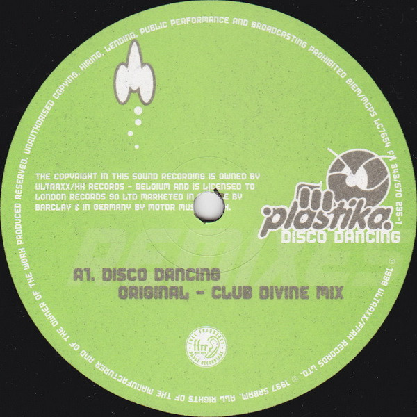 Plastika - Disco Dancing | FFRR (FX 343) - 3