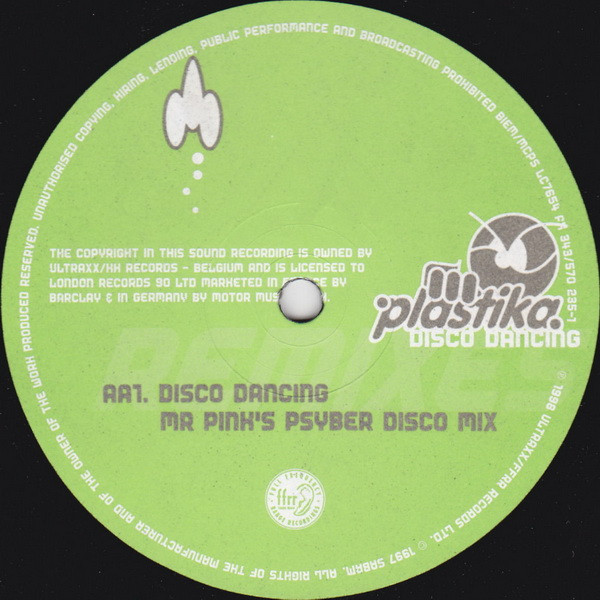 Plastika - Disco Dancing | FFRR (FX 343) - 4