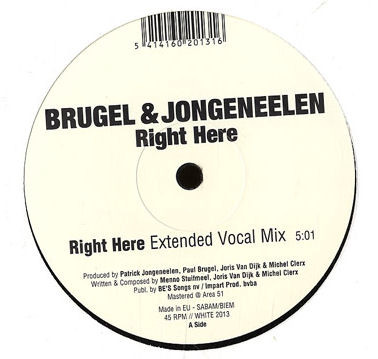 Brugel & Jongeneelen - Right Here | Impart Productions (WHITE 2013) - main