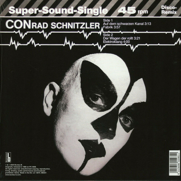 Conrad Schnitzler - Auf Dem Schwarzen Kanal | Bureau B (BB 357) - 2