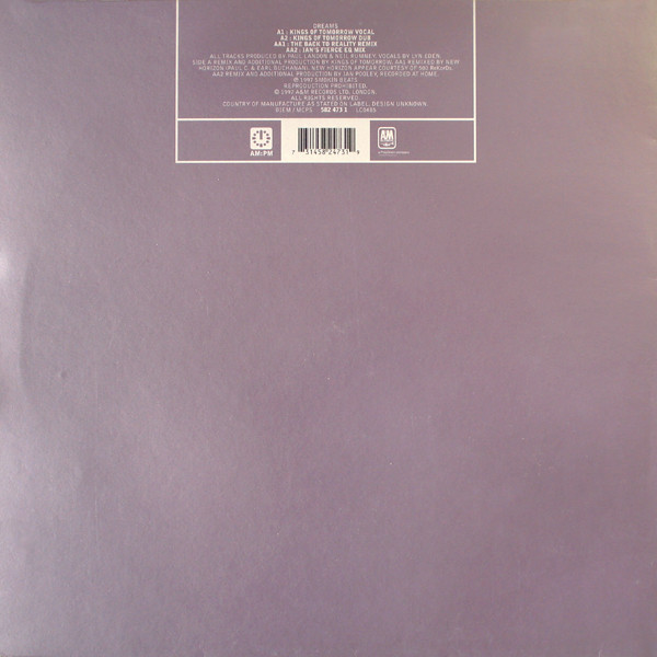 Smokin Beats Featuring Lyn Eden - Dreams | AM:PM (582 473 1) - 2