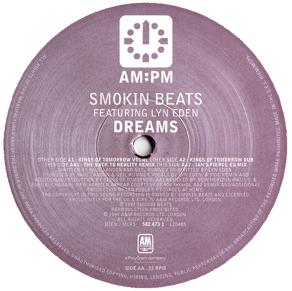 Smokin Beats Featuring Lyn Eden - Dreams | AM:PM (582 473 1) - 3
