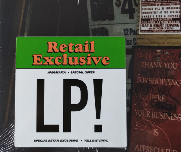 JPEGMAFIA - LP! | Not On Label (JPEGMAFIA Self-released) (JP-205) - 2