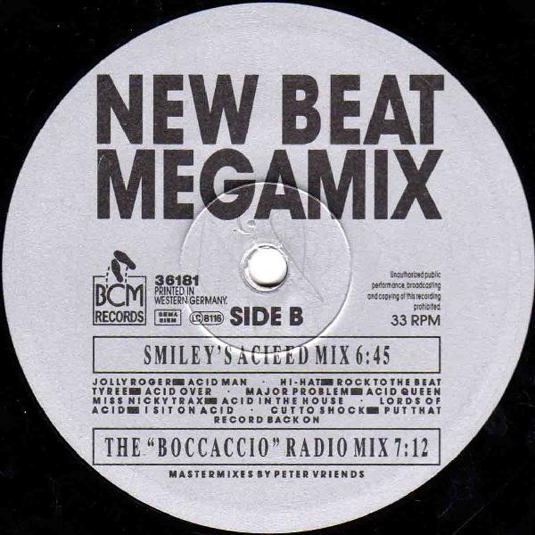 Various - New Beat Megamix | BCM Records (BCM 36181) - 8