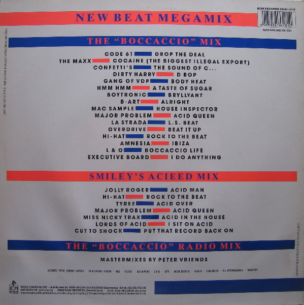 Various - New Beat Megamix | BCM Records (BCM 36181) - 4