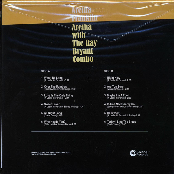 Aretha With The Ray Bryant Combo