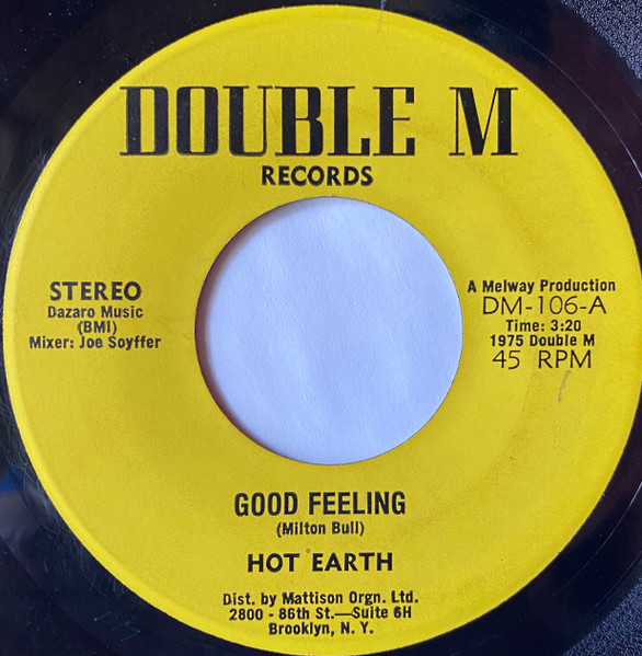 Hot Earth - Good Feeling | Double M Records (DM-106)