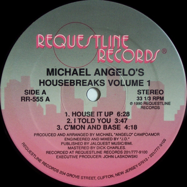 Michael Angelo - Housebreaks Volume 1 | Requestline Records (RR-555)