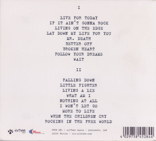 Mike Tramp - Rock 'N' Roll Alive CD | Ulftone Music (UTCD 081) - 2