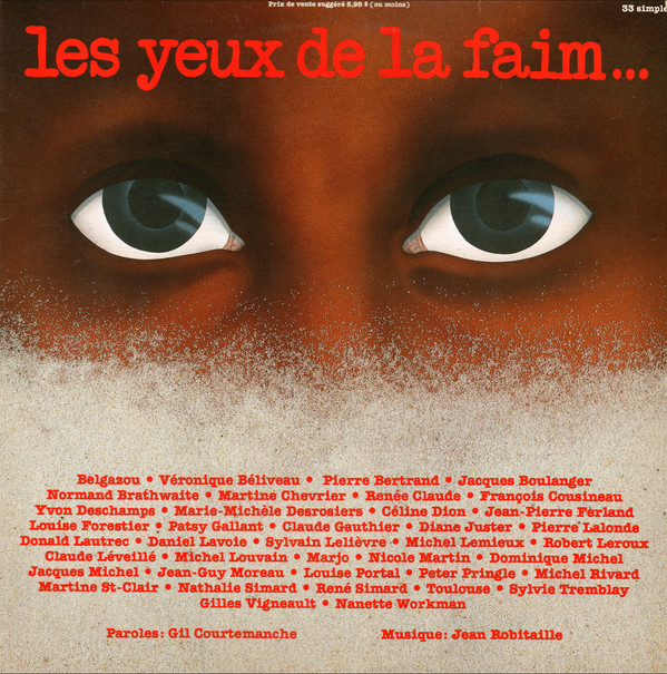 Fondation Québec-Afrique - Les Yeux De La Faim | Kébec-Disc (KD-12-1985)