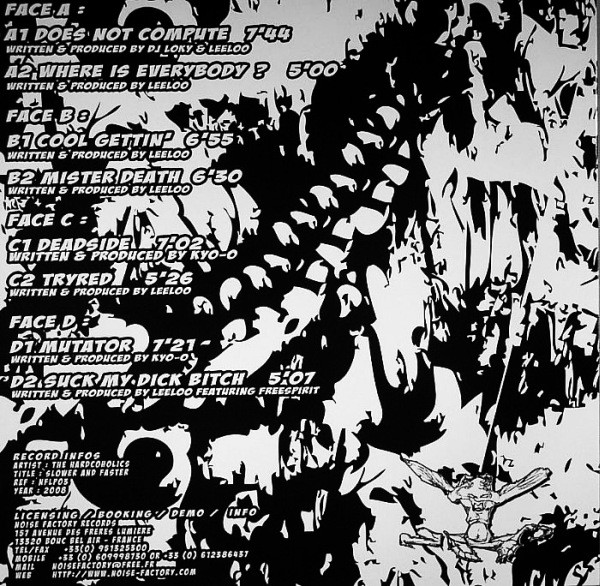 Hardcoholics - Slower & Faster | Noise Factory (NFLP03) - 2