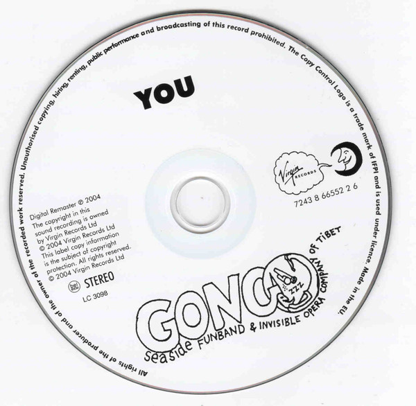 Gong - You | Virgin (7243 8 66552 2 6) - 4
