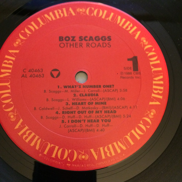 Boz Scaggs - Other Roads | Columbia (FC 40463) - 3