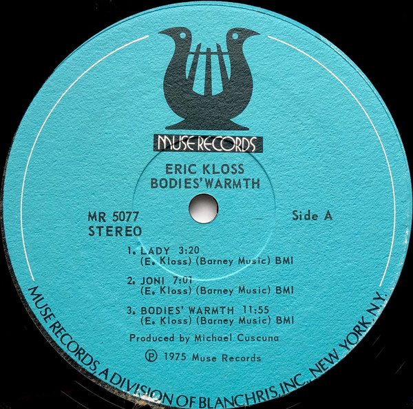 Eric Kloss - Bodies' Warmth | Muse Records (MR 5077) - 3 Eric Kloss - Bodies' Warmth | Muse Records (MR 5077) - 3