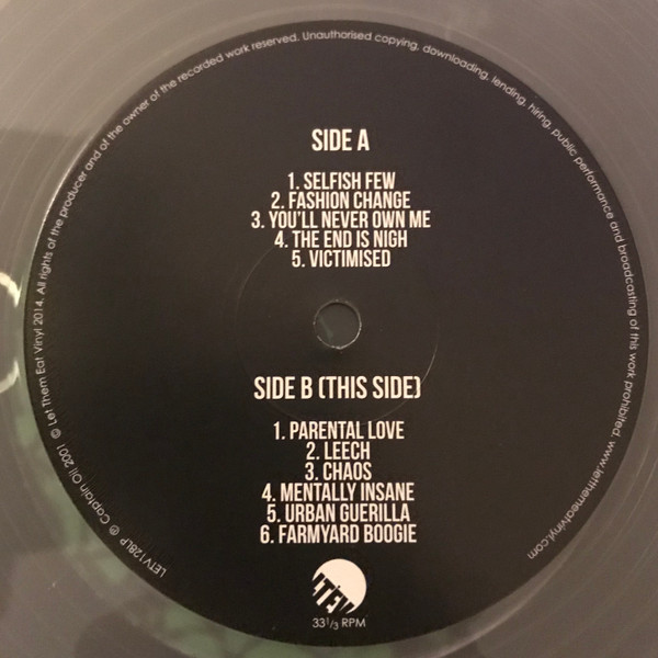 Chaos UK - Burning Britain | Let Them Eat Vinyl (LETV128LP) - 4