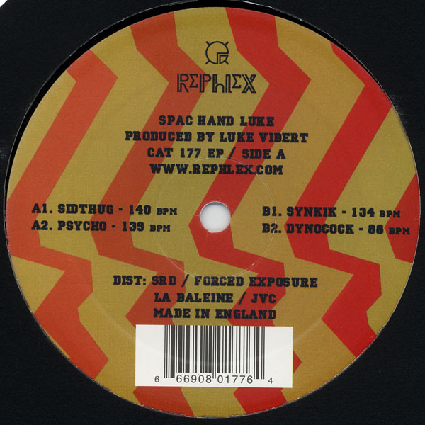 Spac Hand Luke - Sidthug | Rephlex (CAT 177 EP)