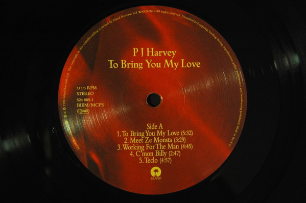 PJ Harvey - To Bring You My Love | Island Records (524 085-1) - 3