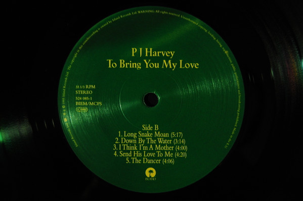 PJ Harvey - To Bring You My Love | Island Records (524 085-1) - 4