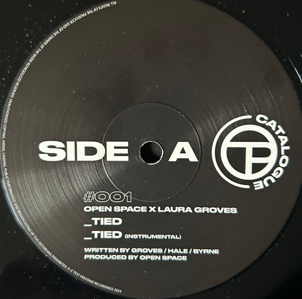 Open Space X Laura Groves - Tied / Control | Test Pressing Catalogue (TPC001)