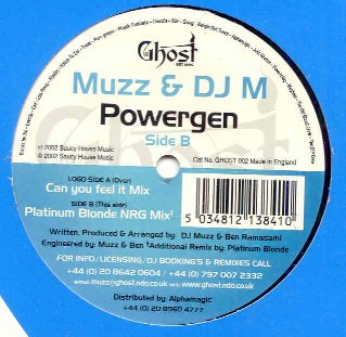 Muzz & DJ M - Powergen | Ghost (GHOST 002) - main