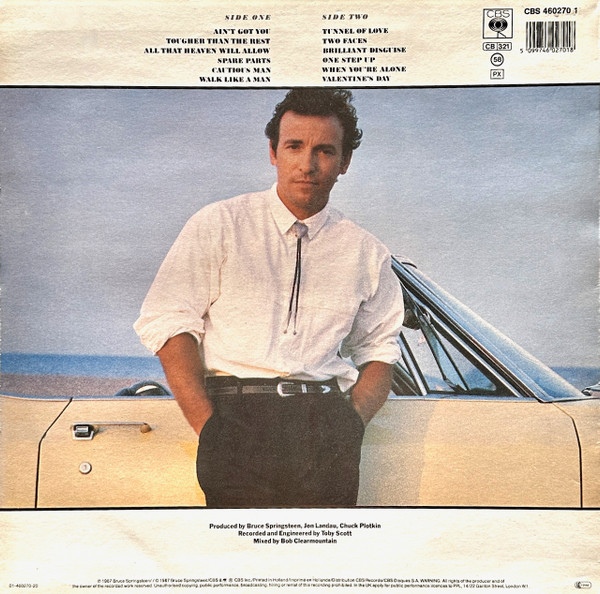 Bruce Springsteen - Tunnel Of Love | CBS (CBS 460270 1) - 2