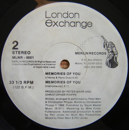 London Exchange - Memories Of You | Merlin Records (MLNR-0001) - 4