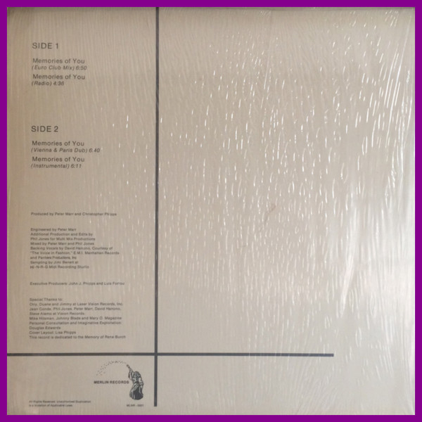 London Exchange - Memories Of You | Merlin Records (MLNR-0001) - 2