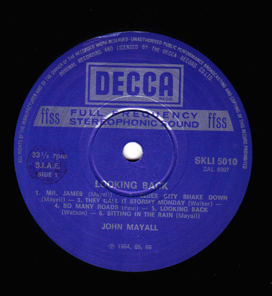 John Mayall - Looking Back | Decca (SKLI 5010) - 2