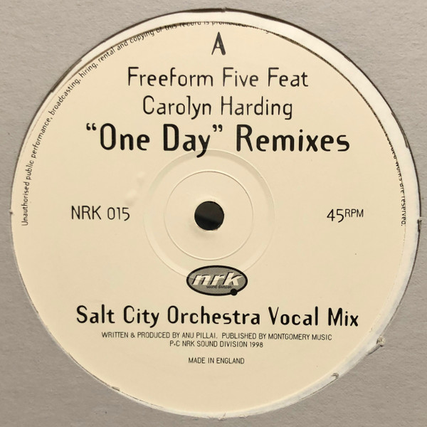 Freeform Five Feat. Carolyn Harding - One Day (Remixes) | NRK Sound Division (NRK 015) Freeform Five Feat. Carolyn Harding - One Day (Remixes) | NRK Sound Division (NRK 015)