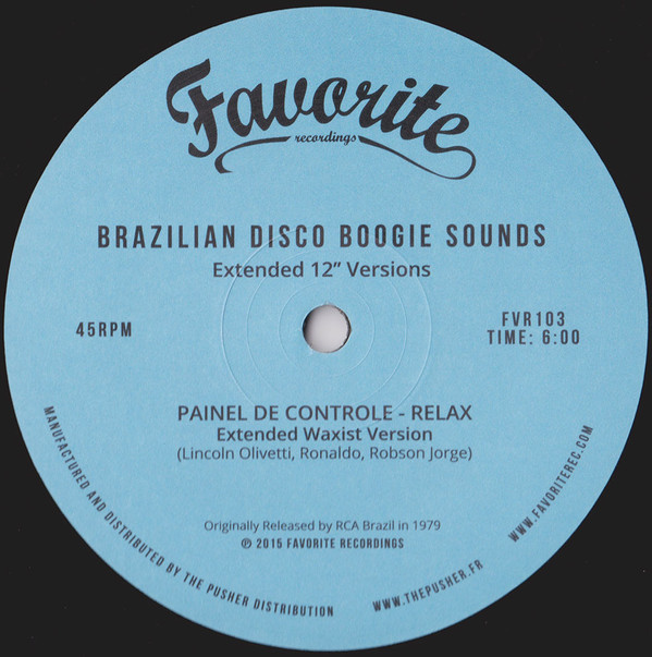 Various - Brazilian Disco Boogie Sounds (Extended 12" Versions) | Favorite Recordings (FVR103)