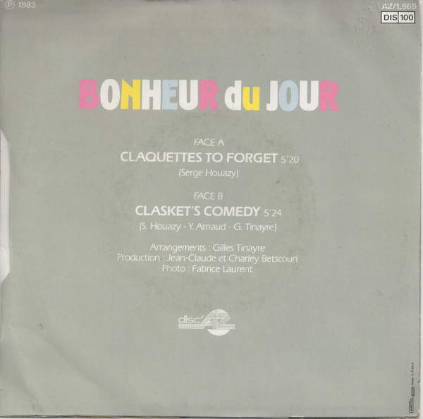 Bonheur Du Jour - Claquettes To Forget | Disc'Az (AZ/1 969) - 2