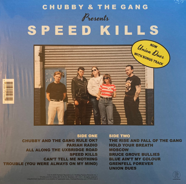 Chubby & The Gang - Speed Kills | Partisan Records (PTKF2193-5) - 2 Chubby & The Gang - Speed Kills | Partisan Records (PTKF2193-5) - 2