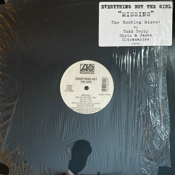 Everything But The Girl - Missing (The Bootleg Mixes!) | Atlantic (0-85620) - 3