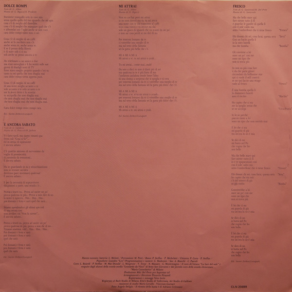 Adriano Celentano - La Pubblica Ottusità | Clan Celentano (CLN 20699) - 4