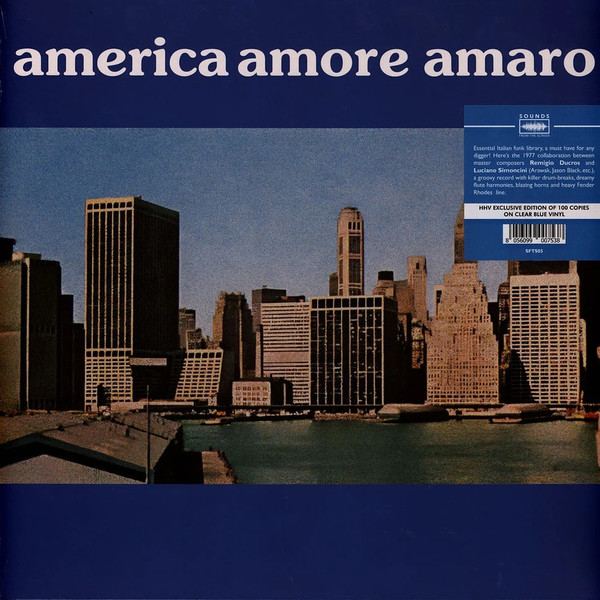 Remigio Ducros , Luciano Simoncini - America Amore Amaro | Sounds From The Screen (SFTS05LP-BLUE)