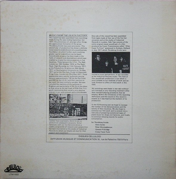 Throbbing Gristle - The Second Annual Report | Celluloid (LTM 1022) - 2 Throbbing Gristle - The Second Annual Report | Celluloid (LTM 1022) - 2