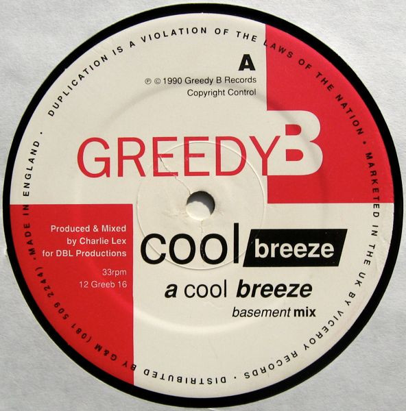 Cool Breeze - A Cool Breeze | Greedy Beat Records (12 GREEB 16)