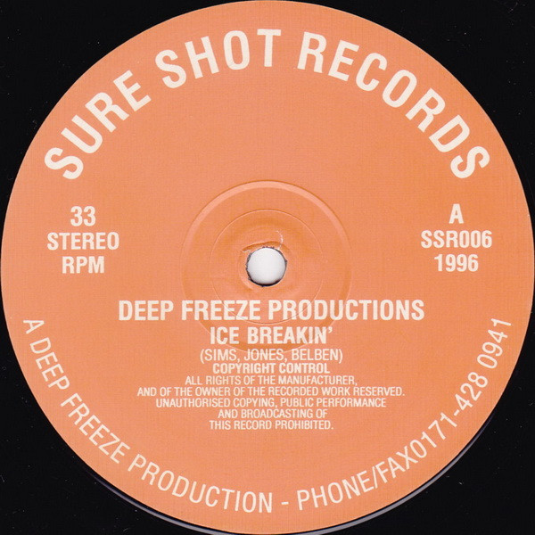 Deep Freeze Productions - Ice Breakin' | Sure Shot Records (SSR 006)